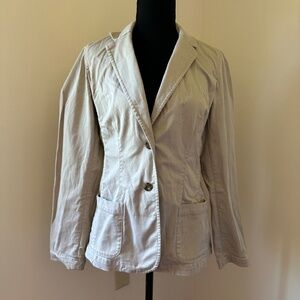 **L.L. BEAN* Tan Signature Long Sleeve Button Down Jacket Size 10